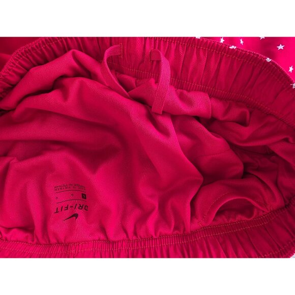 Nike Dri-Fit Tempo Running Shorts Women Sz L Red Stars USA Print Lightweight NEW - Picture 4 of 10